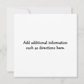 Verwacht een aankondiging van de Baby (Achterkant)