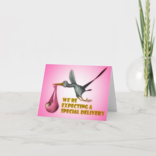 Verwacht een aankondiging van de Baby (Voorkant)