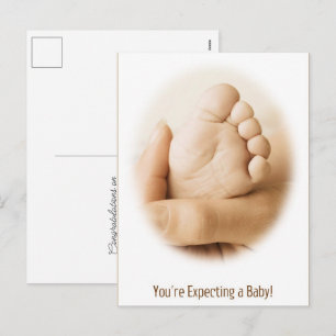 Verwacht een Baby Kaart