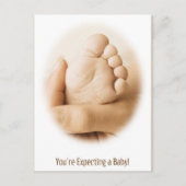 Verwacht een Baby Kaart (Voorkant)