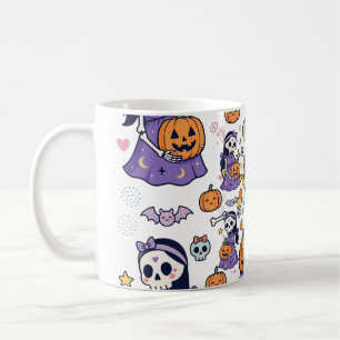 Verwacht een klein Boo Zwangere Skelet Halloween Koffiemok