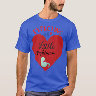 Verwacht een kleine nachtmerrie dinosaur t rex mam t-shirt