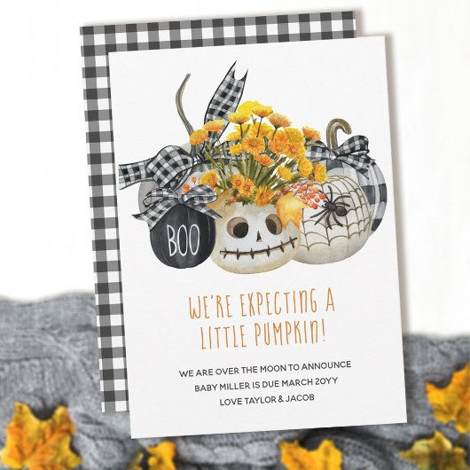 Verwacht een kleine pompoenboerderij met Halloween Aankondiging