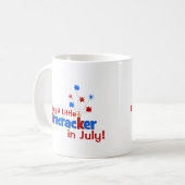 Verwacht een kleine vuurwerker in juli koffiemok (Voorkant links)