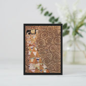 Verwacht een mooie vrouw briefkaart (Staand voorkant)