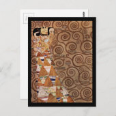 Verwacht een mooie vrouw briefkaart (Voorkant / Achterkant)