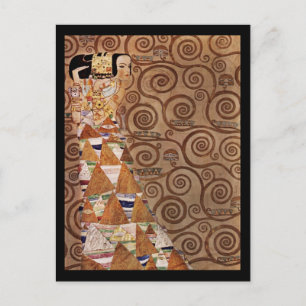 Verwacht een mooie vrouw briefkaart