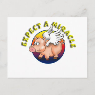 Verwacht een wonder — een herkenning briefkaart