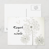 Verwacht een wonder Inspirerend Briefkaart (Voorkant / Achterkant)