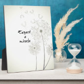 Verwacht een wonder Inspirerend Fotoplaat (Zijkant)