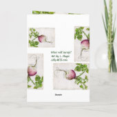 Verwacht elke dag Mirakelen… Zuiver het Wenskaart Kaart (Achterkant)