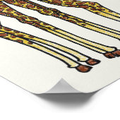 Verwacht gezin Giraffe (april en Oliver) Poster (Hoek)