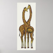 Verwacht gezin Giraffe (april en Oliver) Poster (Voorkant)