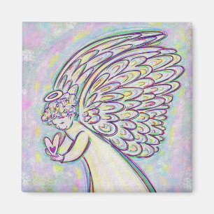Verwacht goede dingen Guardian Angel Art Magnets Magneet