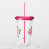 Verwacht Grote Dingen Inspirerend Typografische Ci Acryl Drinkbeker (Rechts)