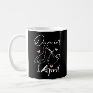 Verwacht in april - Grappige zwaan die een lieve n Koffiemok