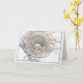 Verwacht Kaart (Gele Bloem)