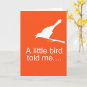 verwacht kaart (Gele Bloem)