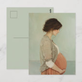 Verwacht Mam Briefkaart (Voorkant / Achterkant)