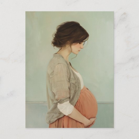 Verwacht Mam Briefkaart (Voorkant)