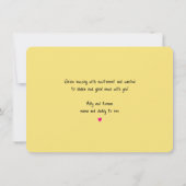 Verwacht Mama Bee Zwangerschapsaankondiging Kaart (Achterkant)