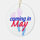 Verwacht MAY-versiering Keramisch Ornament (Links)