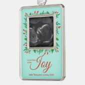 Verwacht meer JOY echogram Verzilverd Omlijst Ornament (Links)