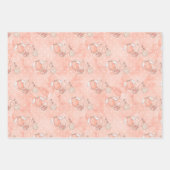 Verwacht moeder baby meisje Roze Inpakpapier Vel (Voorkant)