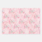 Verwacht moeder baby meisje Roze Inpakpapier Vel (Voorkant)