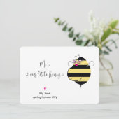 Verwacht Moeder Bijen / Bril Zwangerschapsaankondi Kaart (Staand voorkant)