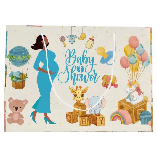 Verwacht Moeder Feest Groot Cadeauzakje (Achterkant)