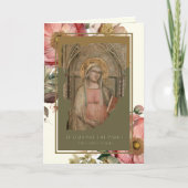 Verwacht moeder Zwangerschap Religieuze Moederdag Kaart (Voorkant)