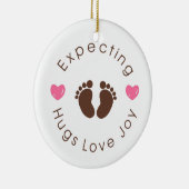 Verwacht nieuw mam Citaat Keramisch Ornament (Rechts)