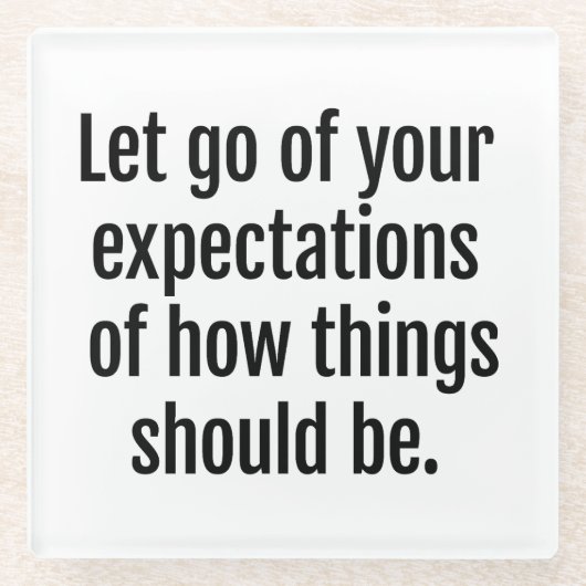 Verwacht Onderzetter glas (Voorkant)