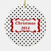 Verwacht paar, Toddler Boy, kat Ornament (Achterkant)