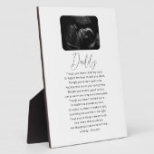 Verwacht papa print, vader om cadeau te zijn fotoplaat (Zijkant)