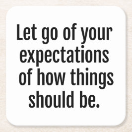 Verwacht papieren Onderzetter