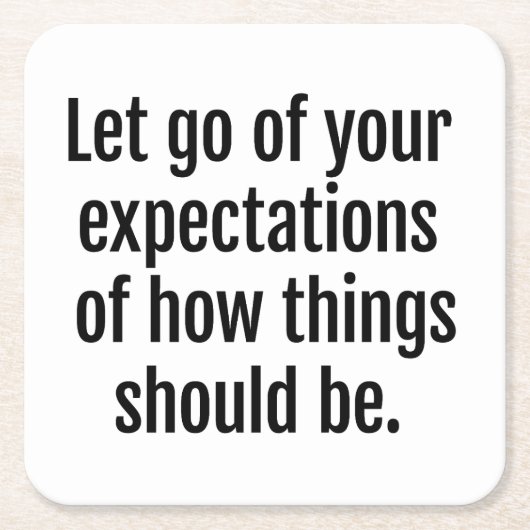 Verwacht papieren Onderzetter (Voorkant)