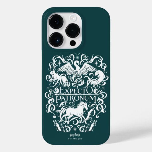 Verwacht Patronum Filigree Graphic Case-Mate iPhone Case (Achterkant)