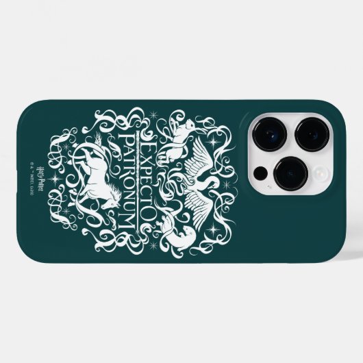 Verwacht Patronum Filigree Graphic Case-Mate iPhone Case (Achterkant (horizontaal))