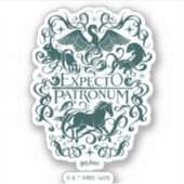 Verwacht Patronum Filigree Graphic Sticker (Voorkant)