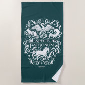 Verwacht Patronum Filigree Graphic Strandlaken (Voorkant)