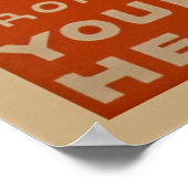 Verwacht  Poster van de Gezondheid van WPA (Hoek)