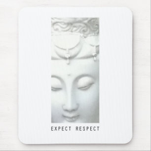Verwacht respect muismat