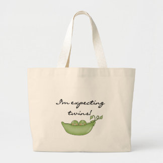 Verwacht Tweeling - Erwten in een Pod Grote Tote Bag