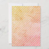 Verwacht Twin Girls Cloud Baby shower Retro Kaart (Achterkant)