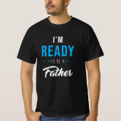 Verwacht vader Gift Father Zwangerschap T-shirt (Voorkant)