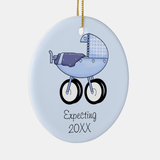 Verwacht versiering (blauw) keramisch ornament (Rechts)