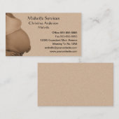 Verwacht Visitekaartje moeder Contactkaartje (Voorkant / Achterkant)