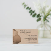 Verwacht Visitekaartje moeder Contactkaartje (Staand voorkant)